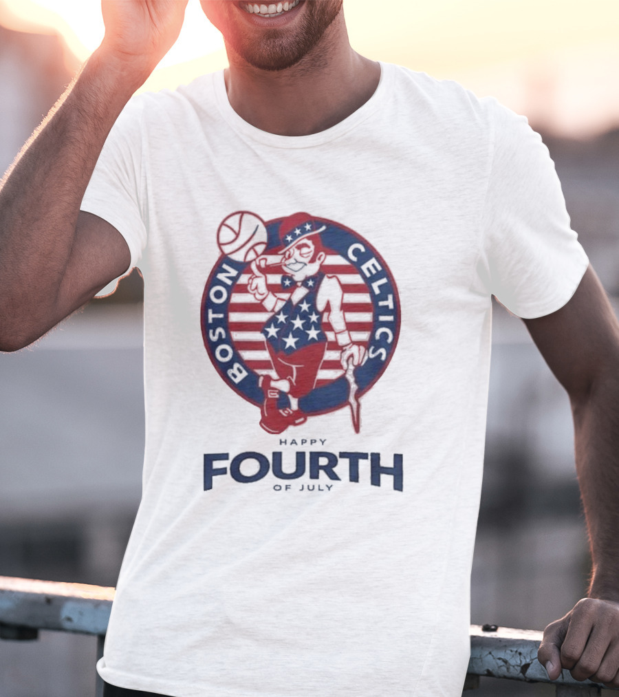 Boston Celtics Happy Fourth Of July T-Shirt