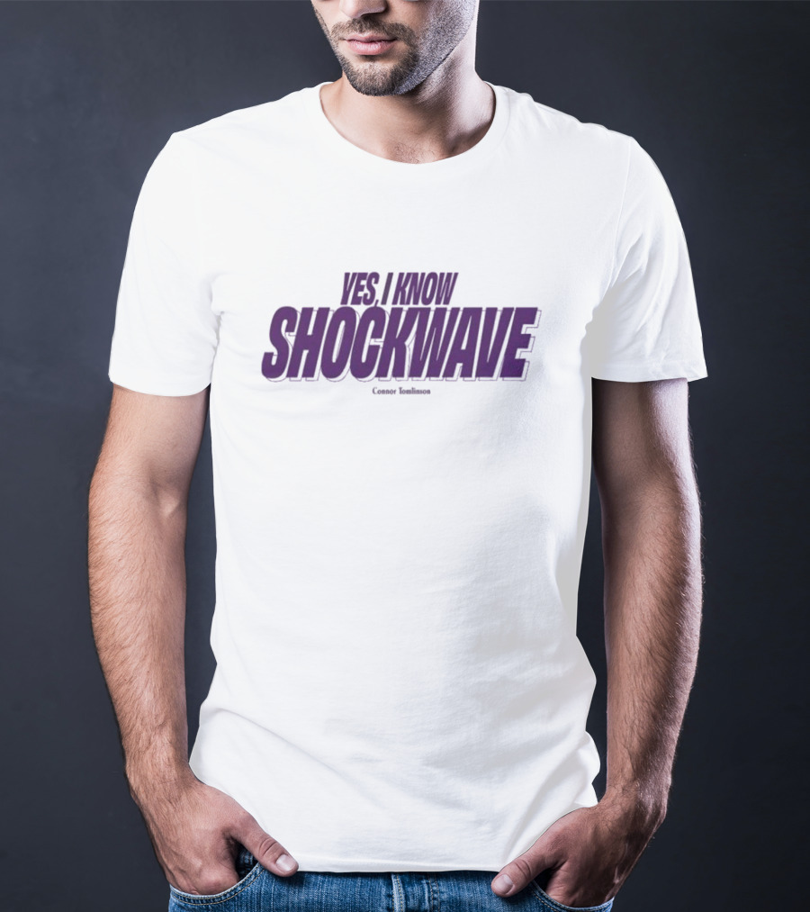 YES I KNOW SHOCKWAVE Connor Tomlinson Midweight T-Shirt