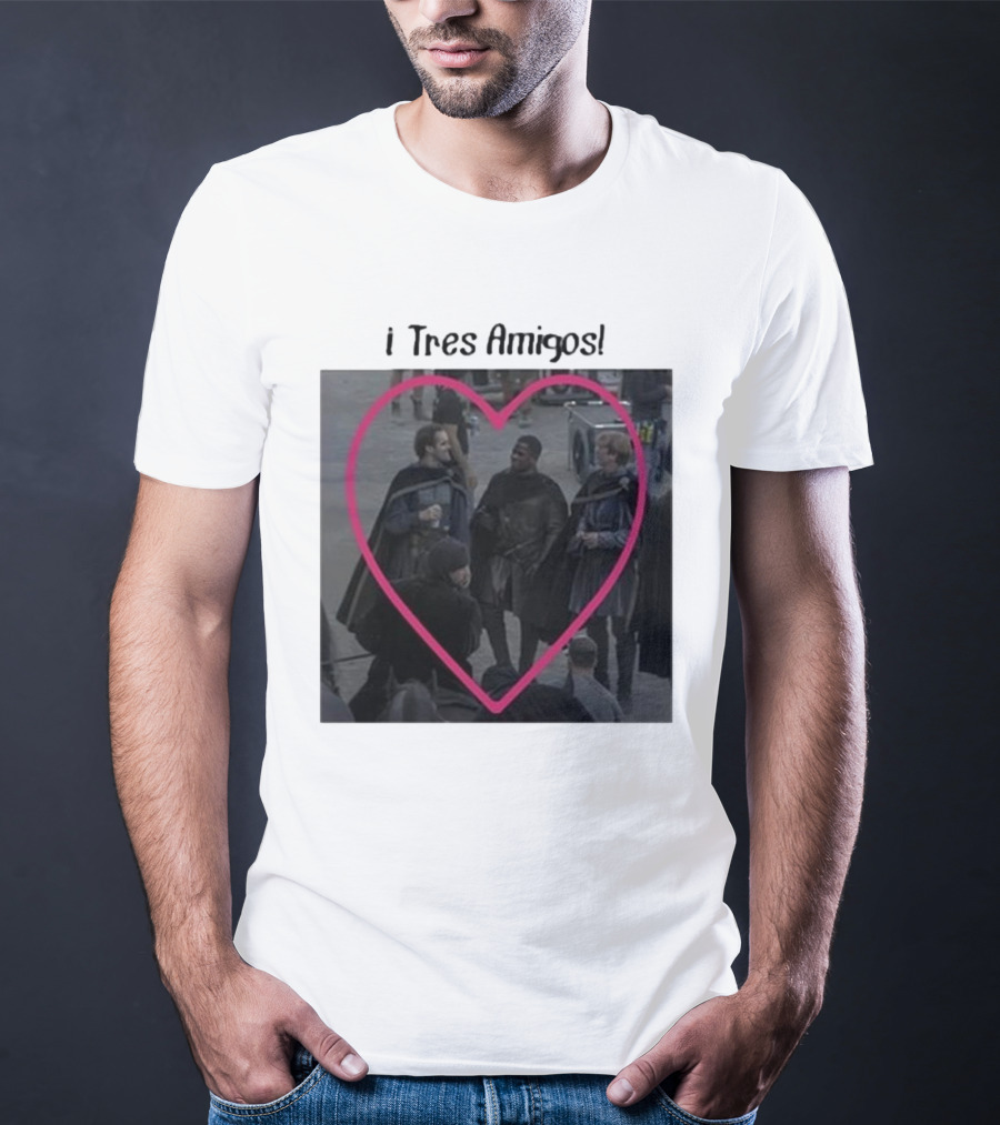 Martyn Reyne I Tres Amigos Aegon’s Friends Heart Scene T-Shirt