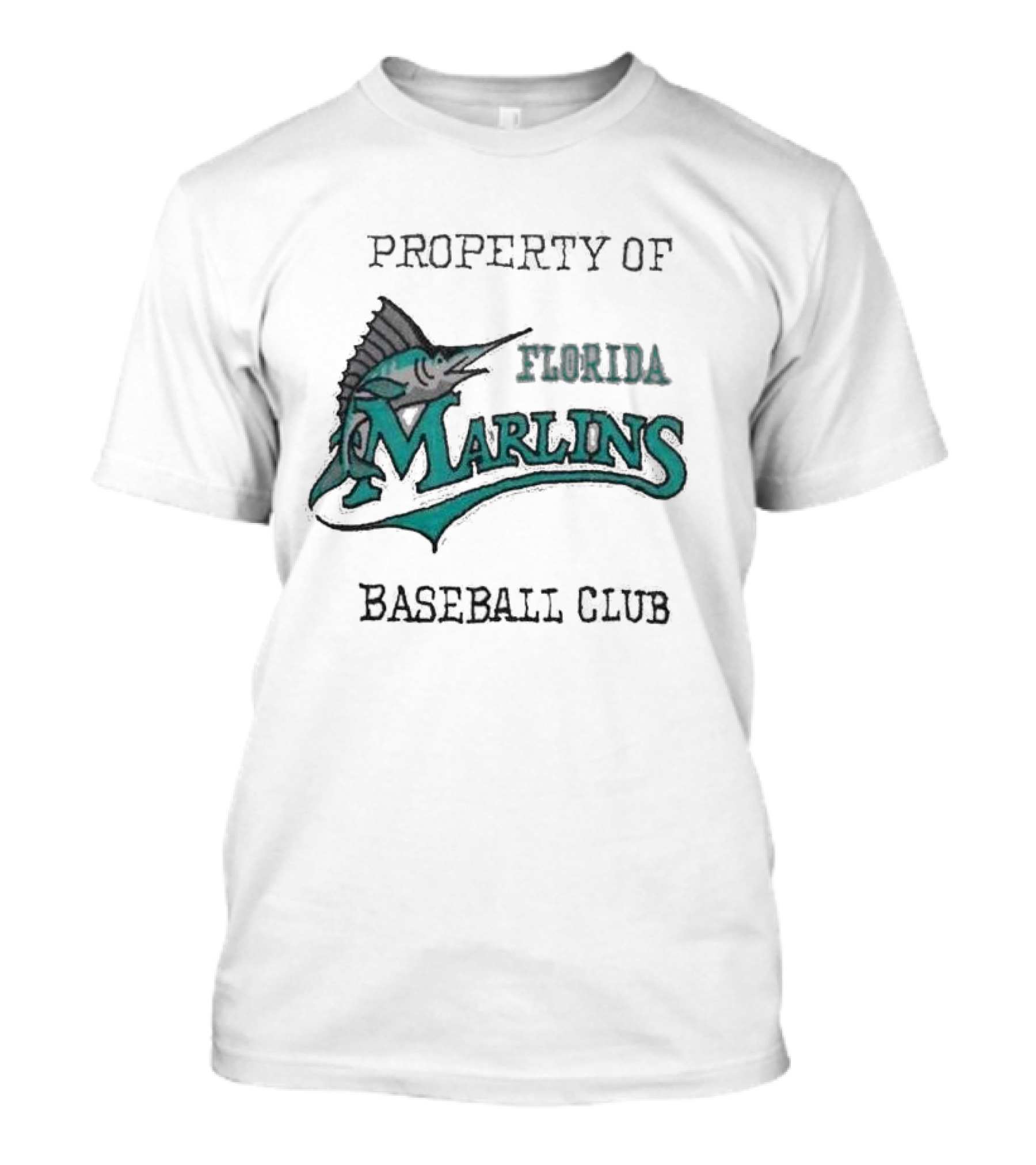 Property Of Florida Marlins Baseball Club T-Shirt