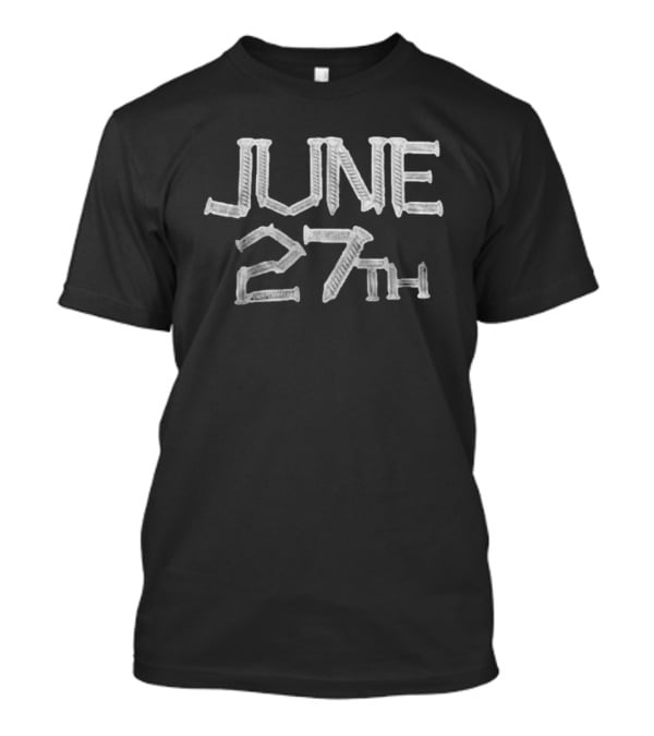 Rip DJ Screw June 27th Screwed Nail Text T-Shirt