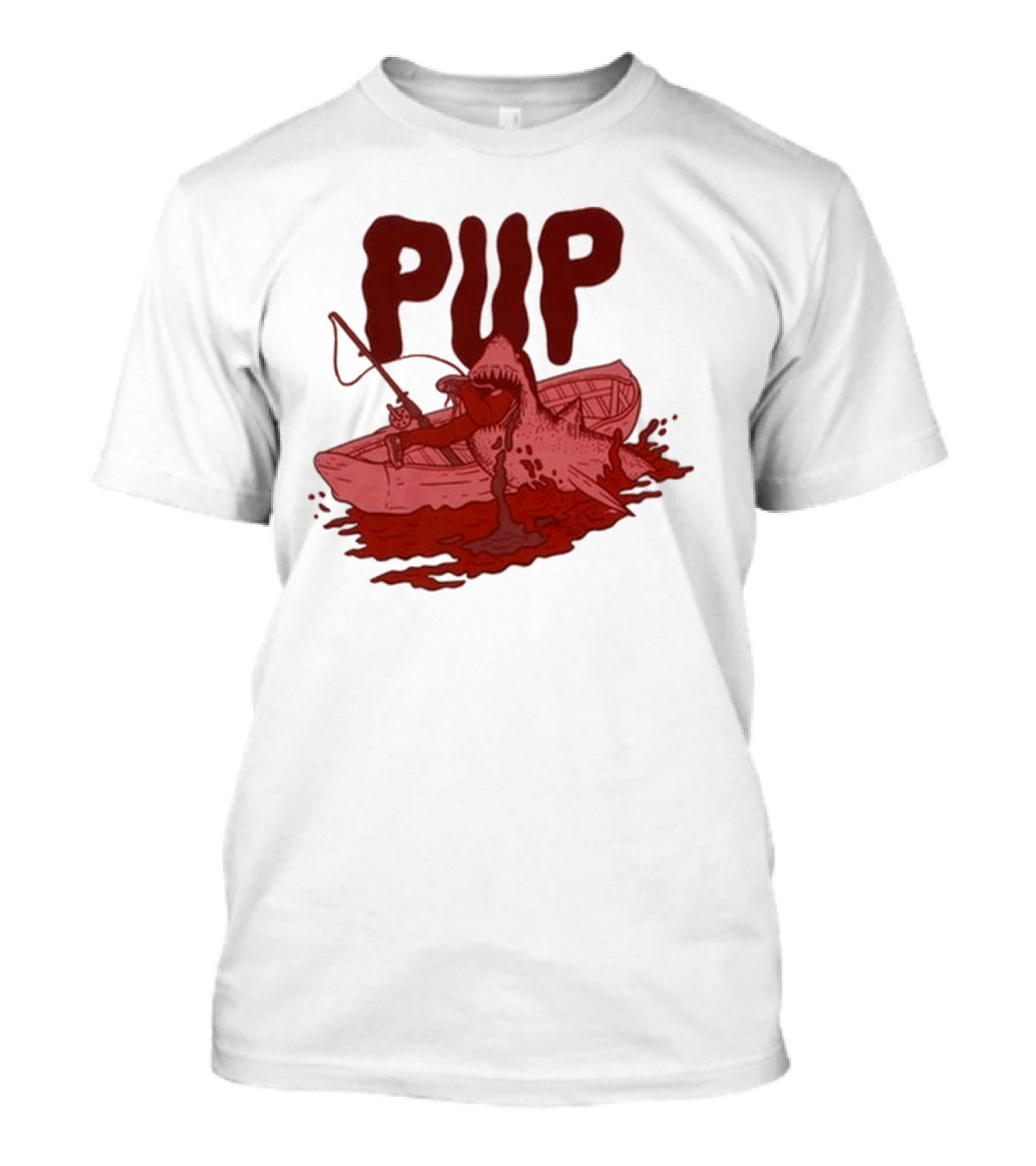 PUP Shark Attack Boat T-Shirt