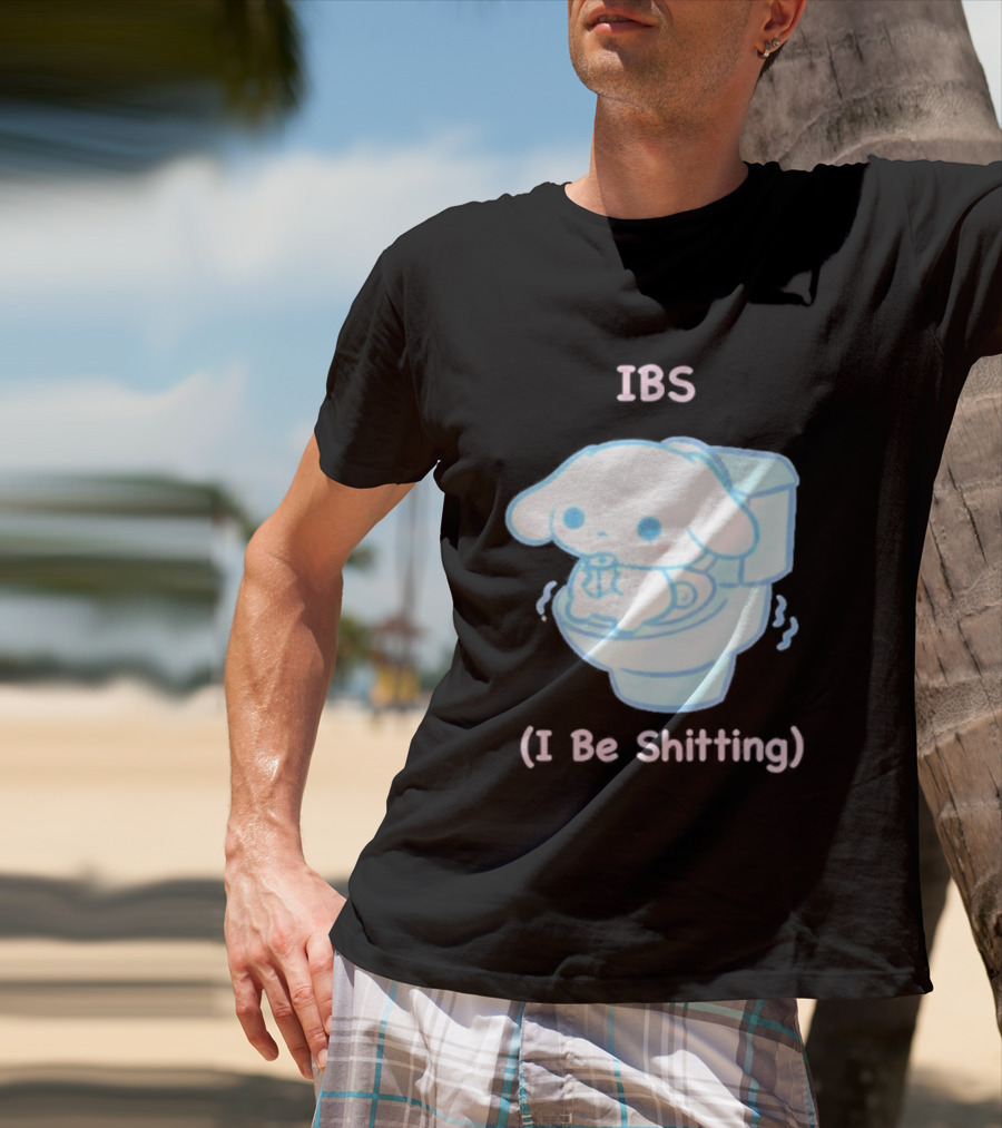 IBS I Be Shitting Cinnamoroll Toilet Humor T-Shirt