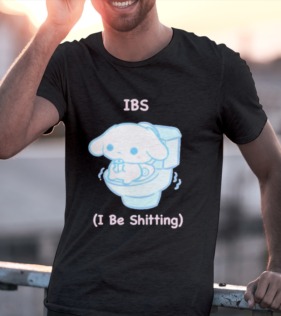 IBS I Be Shitting Cinnamoroll Toilet Humor T-Shirt