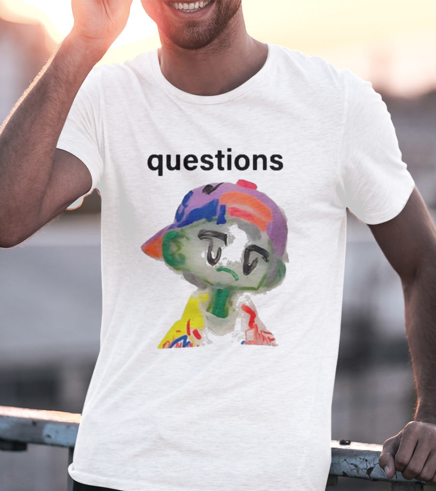 Kikillopieces Colorful Character Questions T-Shirt