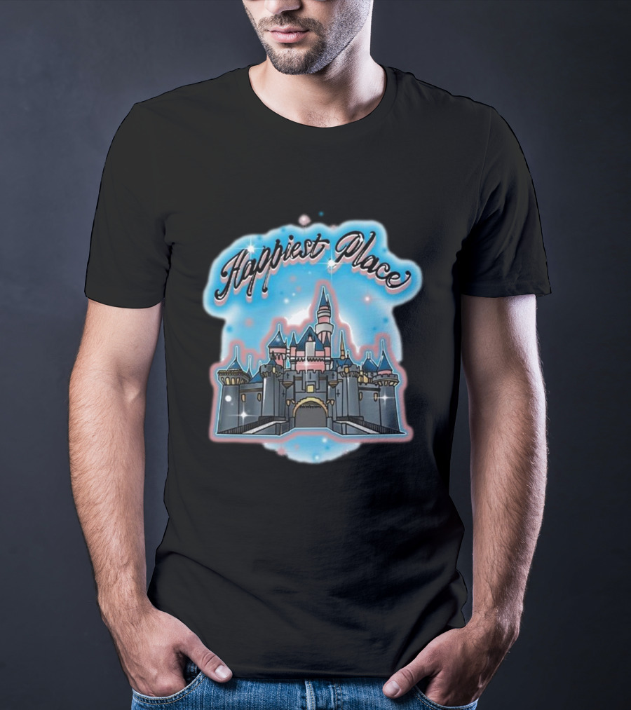 Happiest Place Rope Drop Threads Castle T-Shirt