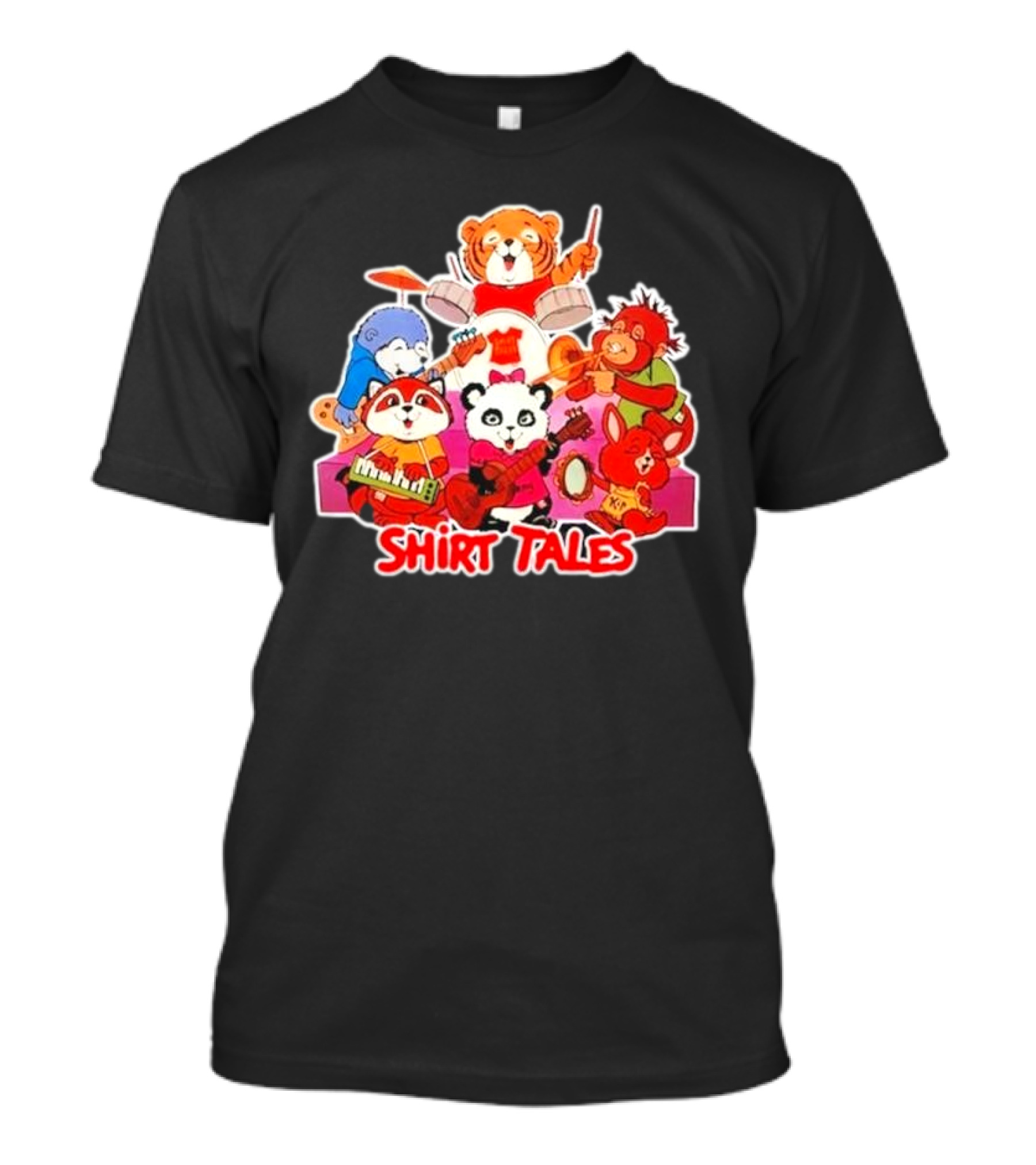 Shirt Tales Band Tribute Kids 80s Music Adventure T-Shirt