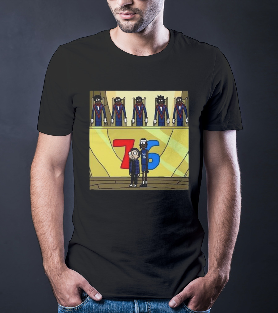 Council Of Rickys And Daryl Morty Sixers 76 T-Shirt