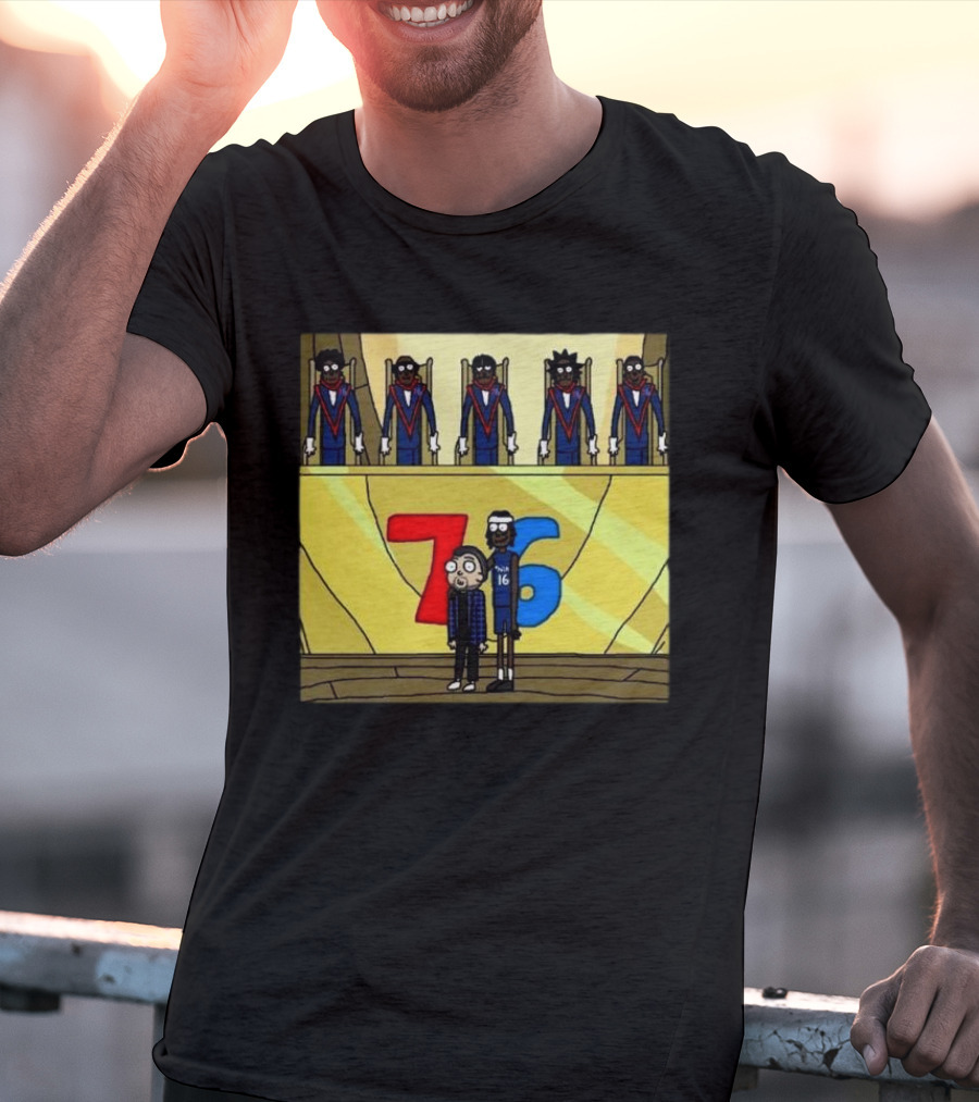 Council Of Rickys And Daryl Morty Sixers 76 T-Shirt
