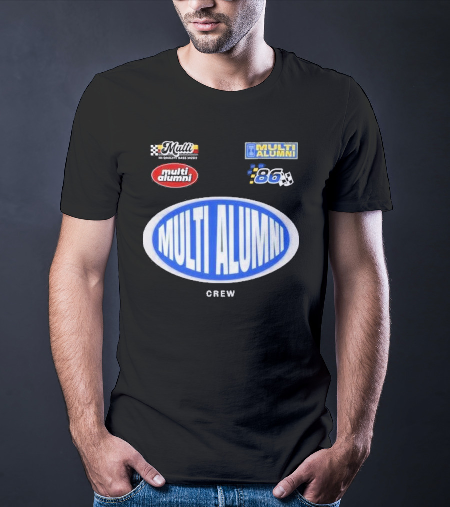 Big K.R.I.T. Multi Alumni Racing Crew 86 High-Quality Bass Music T-Shirt