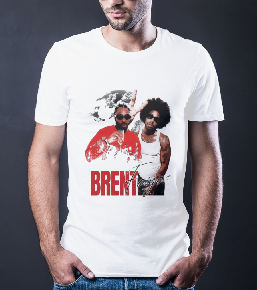 Brent Faiyaz Red Jacket And Tank Top T-Shirt