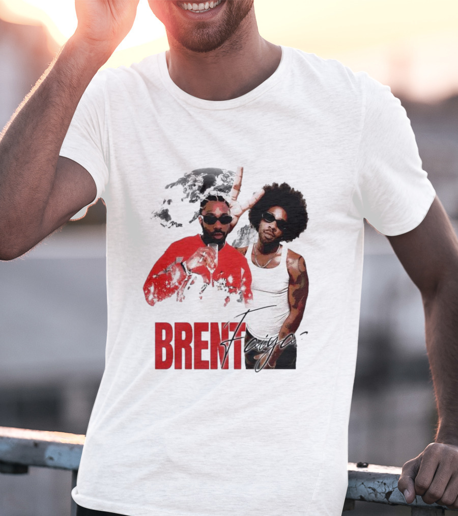Brent Faiyaz Red Jacket And Tank Top T-Shirt