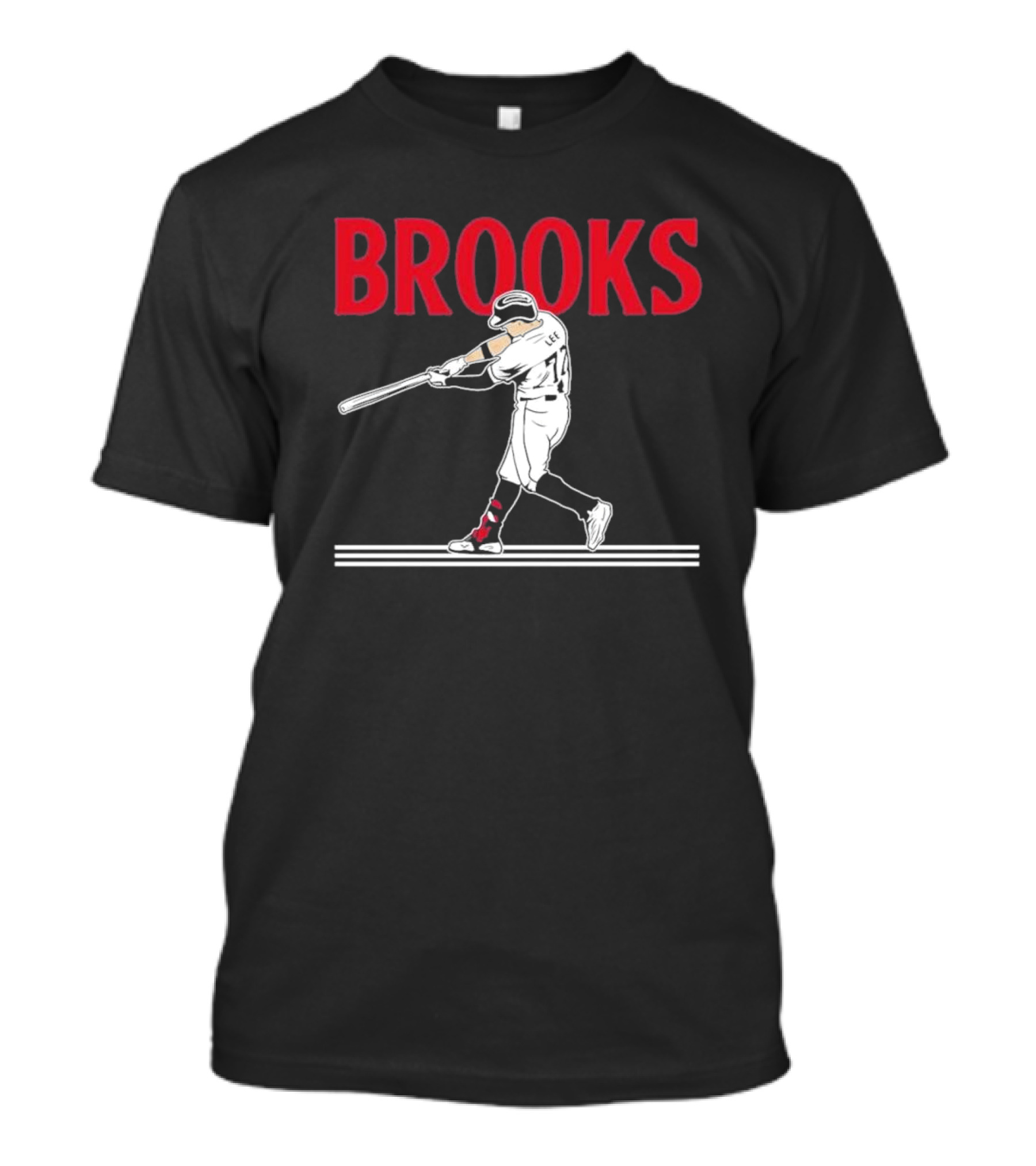 Brooks Lee Baseball Slugger Swing T-Shirt