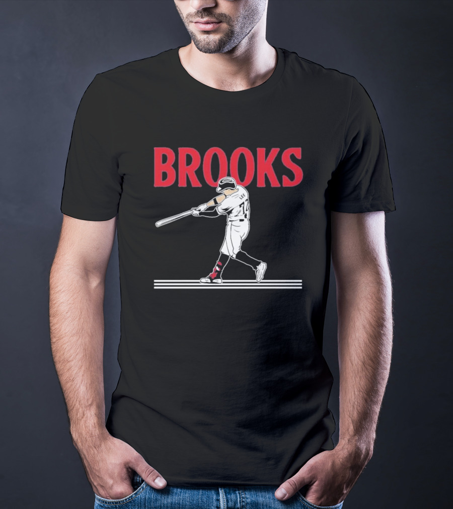 Brooks Lee Baseball Slugger Swing T-Shirt