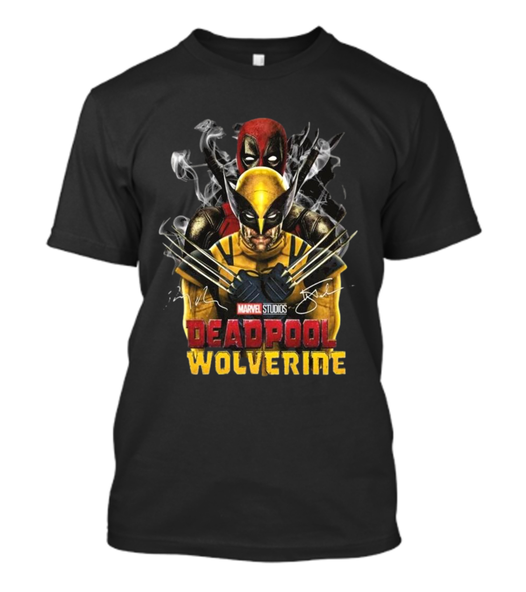 Marvel Studios Deadpool Wolverine Signature Collaboration T-Shirt