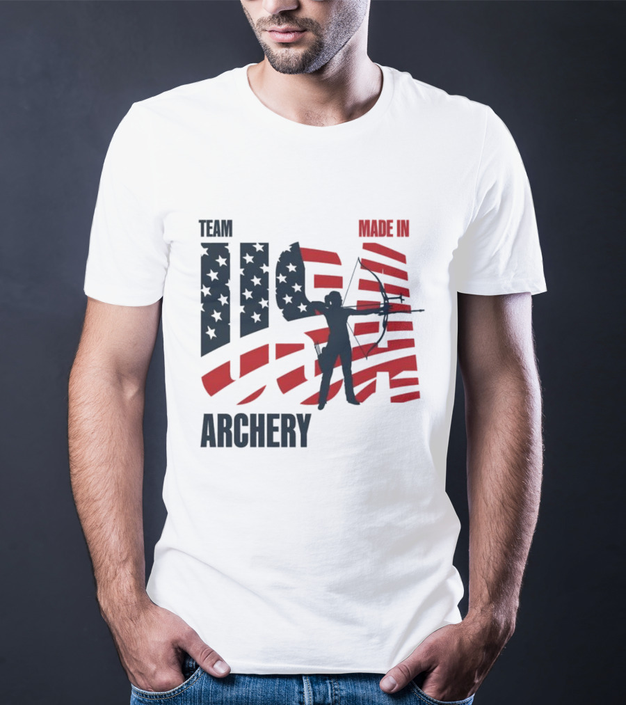 Team USA Archery Made In Olympic T-Shirt