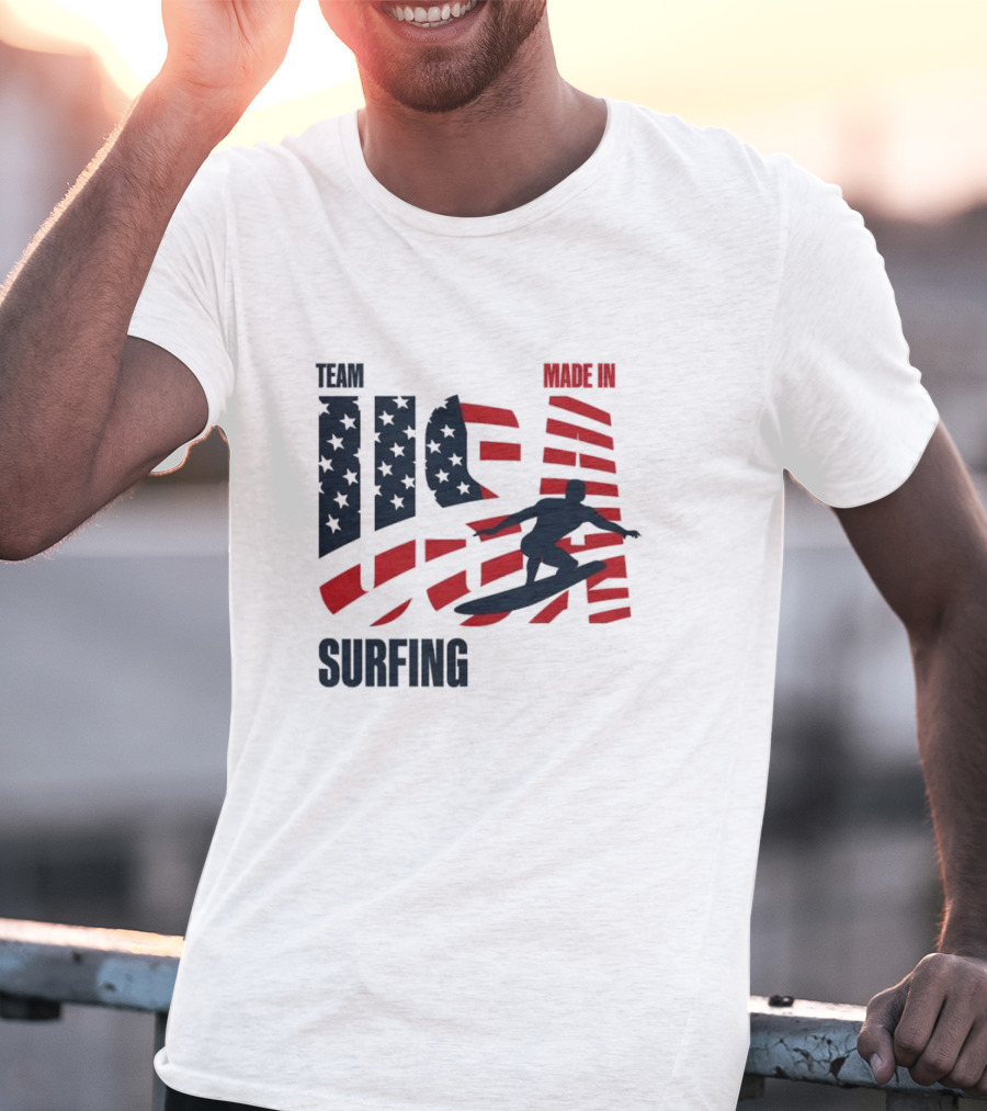 Team USA Surfing Made In Olympic T-Shirt