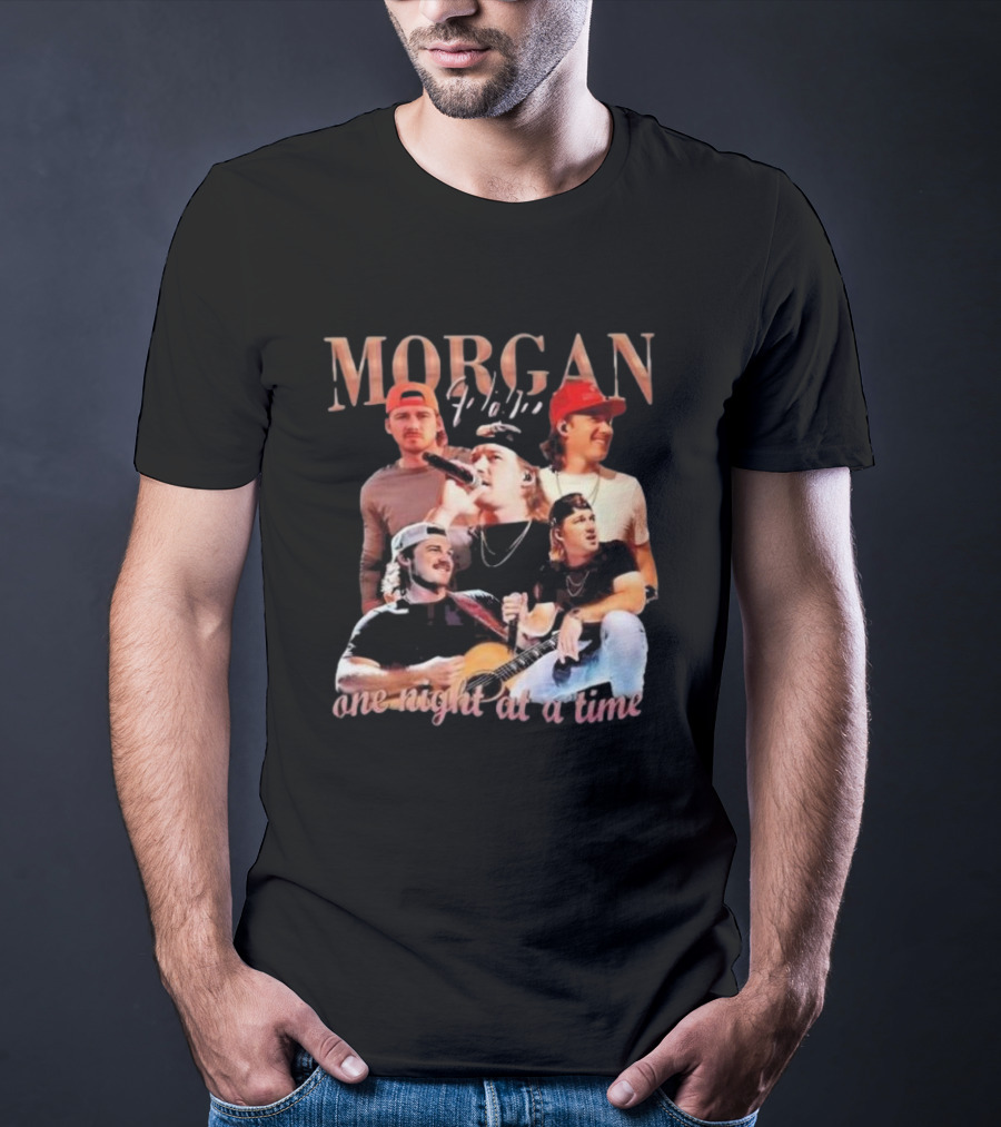 Morgan Wallen One Night At A Time Live Performance Montage T-Shirt
