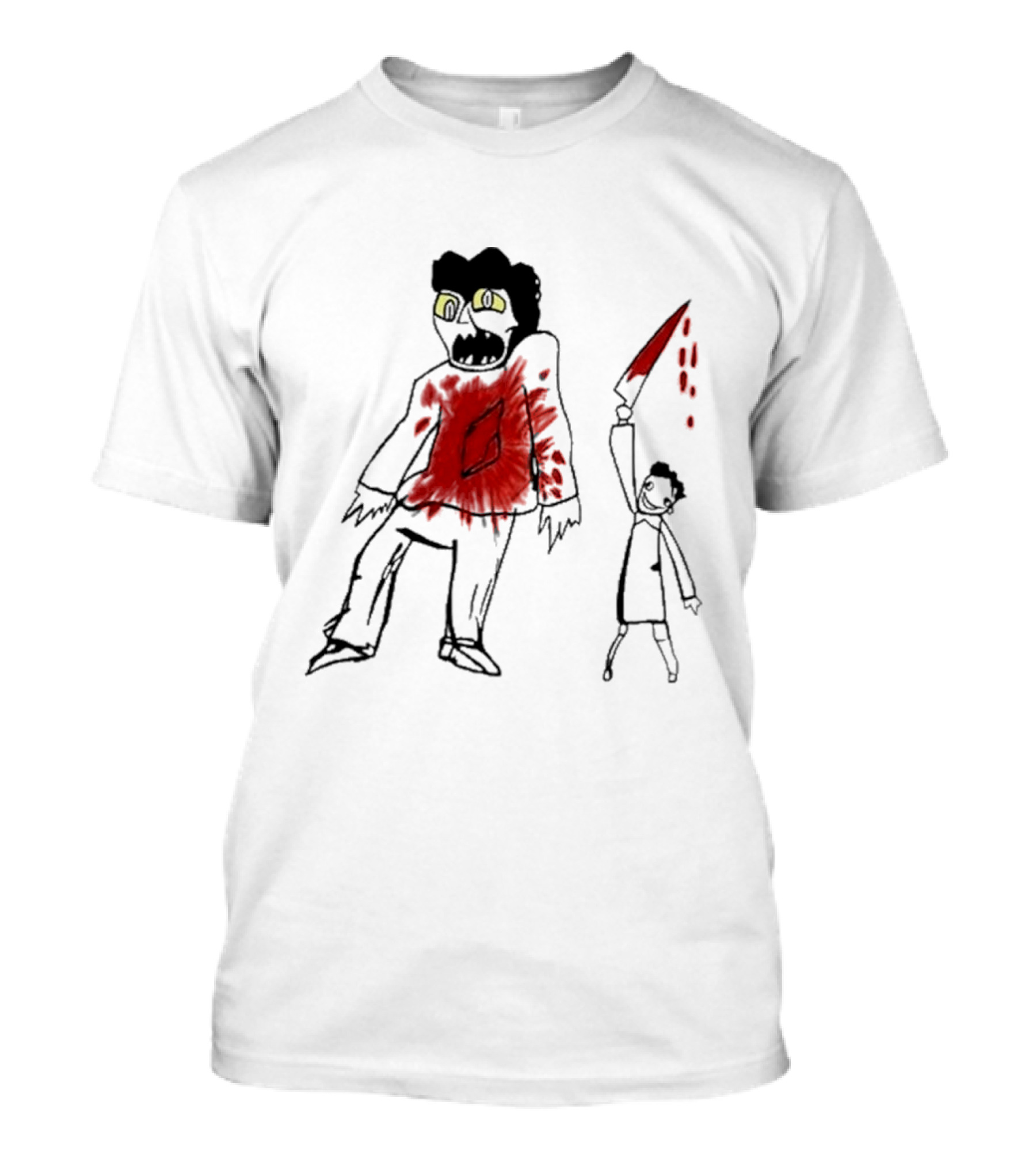 Suitably Grim Argento Horror Bloodshed Scene T-Shirt