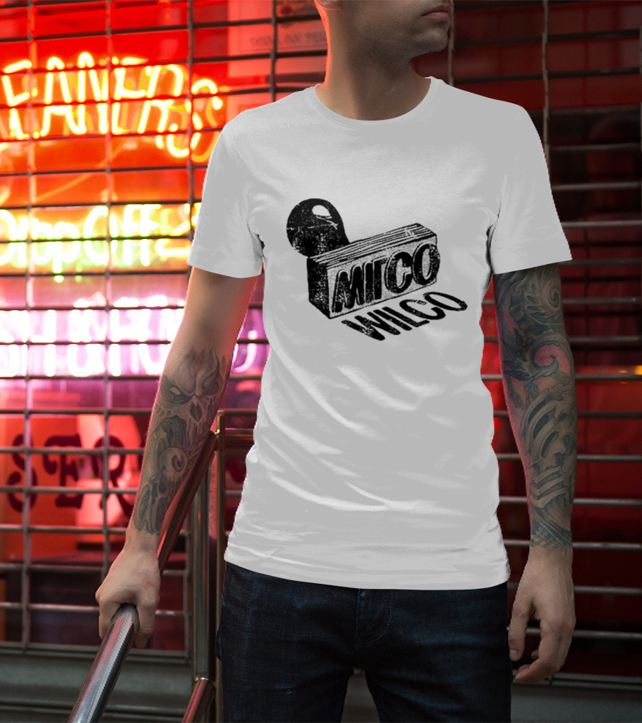 Wilco Stamp Rubber Ink Block T-Shirt