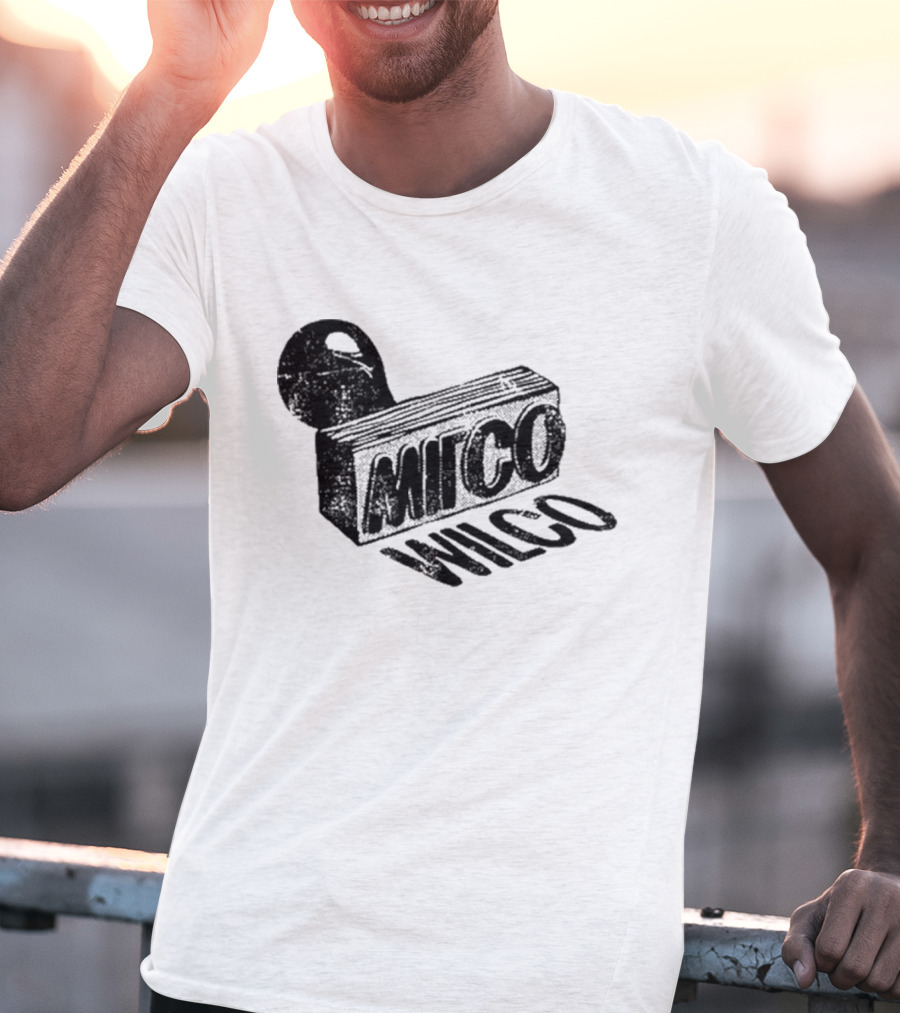 Wilco Stamp Rubber Ink Block T-Shirt