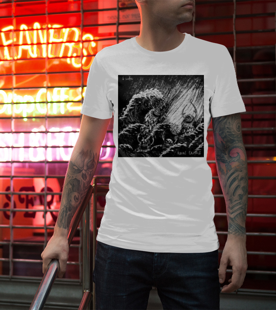 Kurt Travis B Sides Ocean Wave Creatures T-Shirt