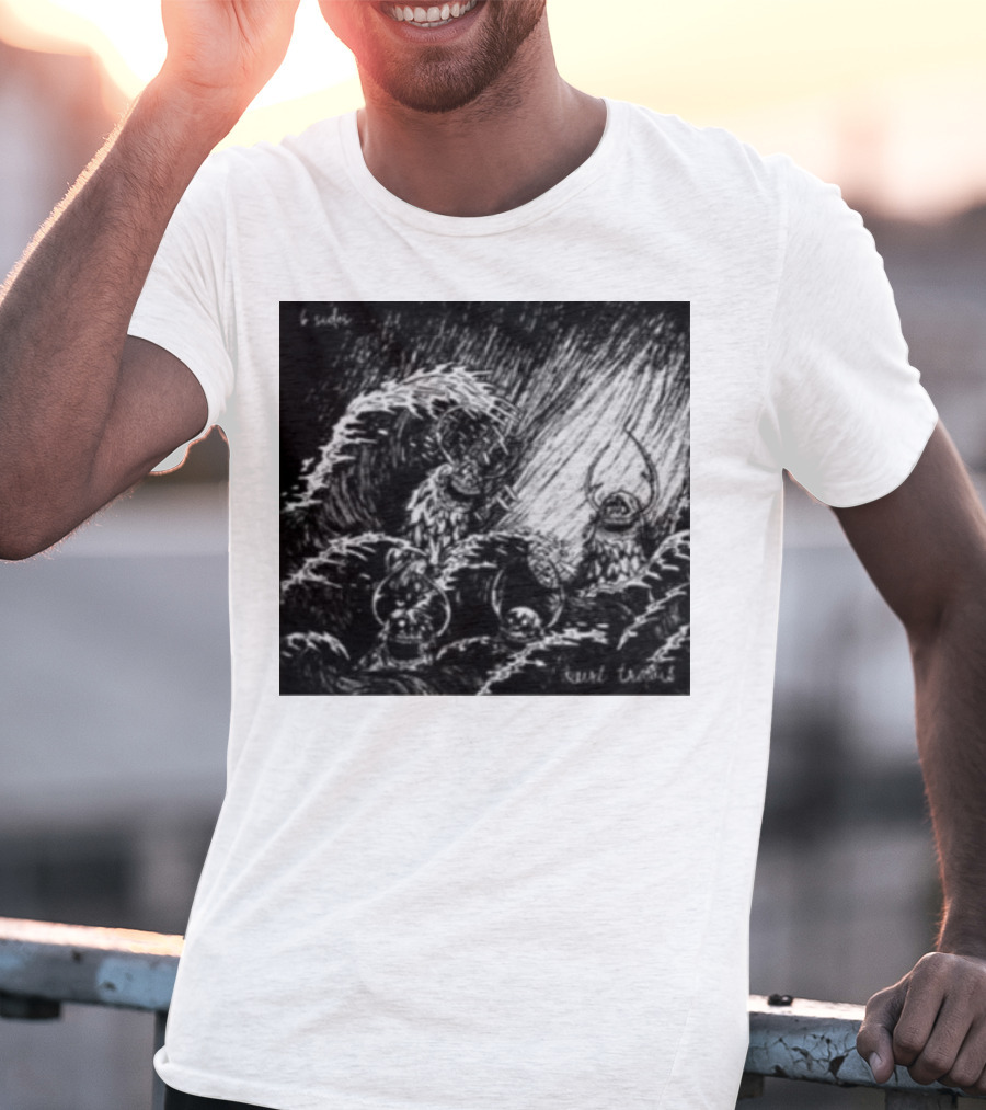 Kurt Travis B Sides Ocean Wave Creatures T-Shirt