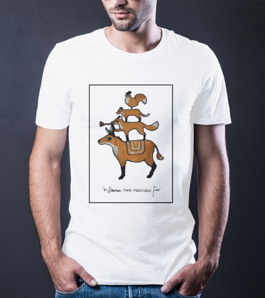 The Bremen Town Musicians Fox Stack T-Shirt