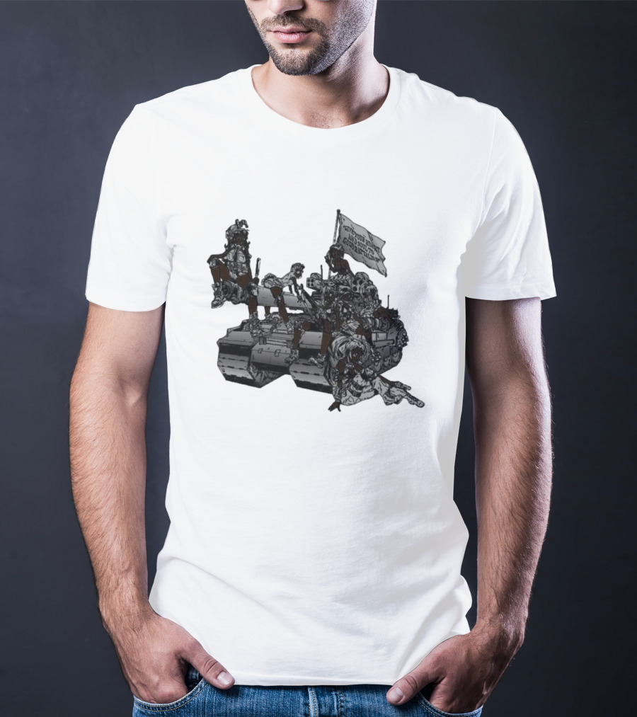 God God's Battalion Cloud White Ebony Battalion Tank T-Shirt