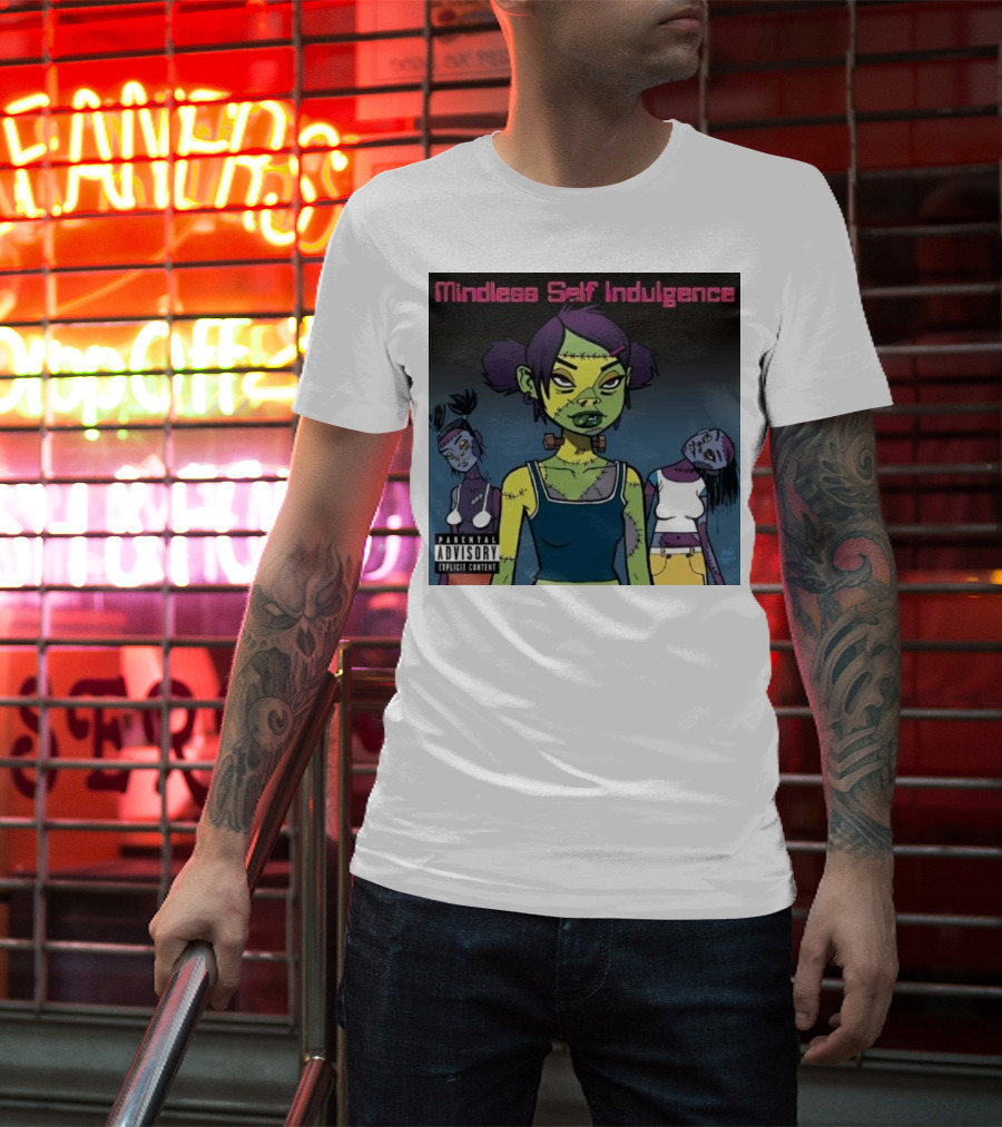 Mindless Self Indulgence Explicit Content Animated Zombie Characters T-Shirt