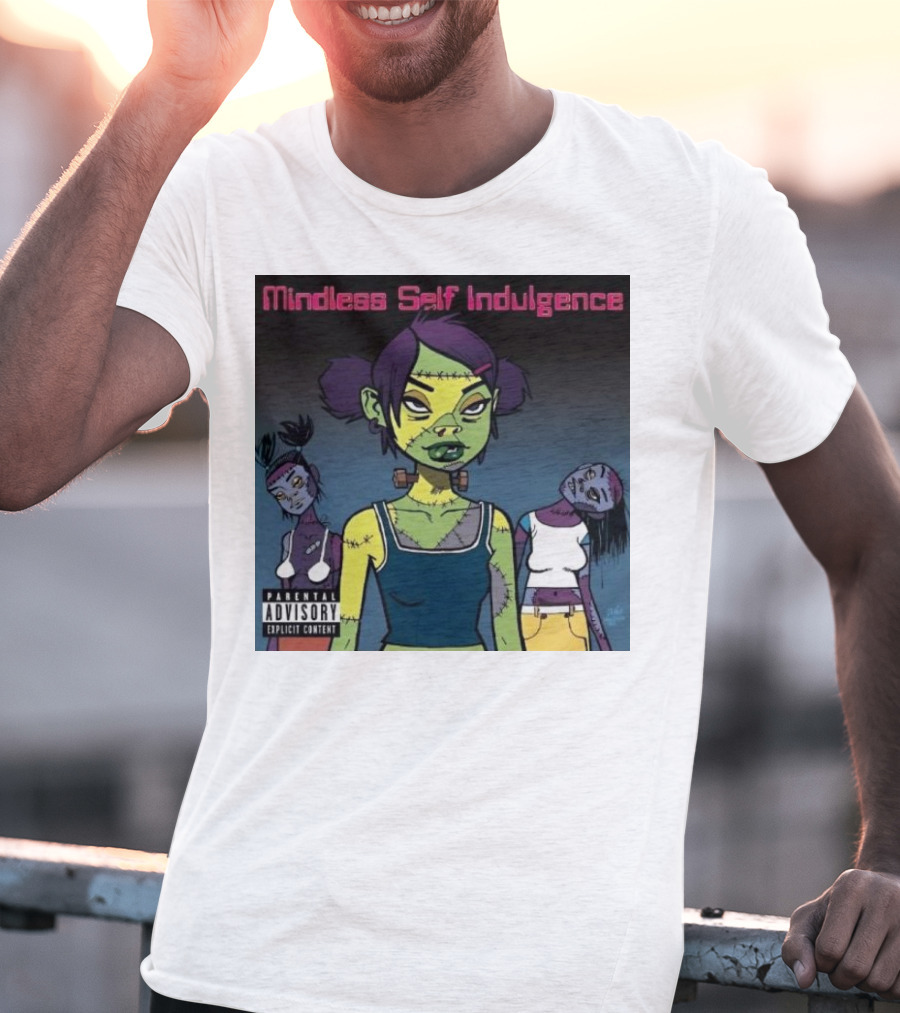 Mindless Self Indulgence Explicit Content Animated Zombie Characters T-Shirt