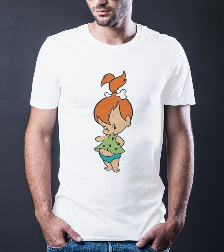 Originalkid Hanna Barbera Pebbles Flintstone Iconic Character T-Shirt