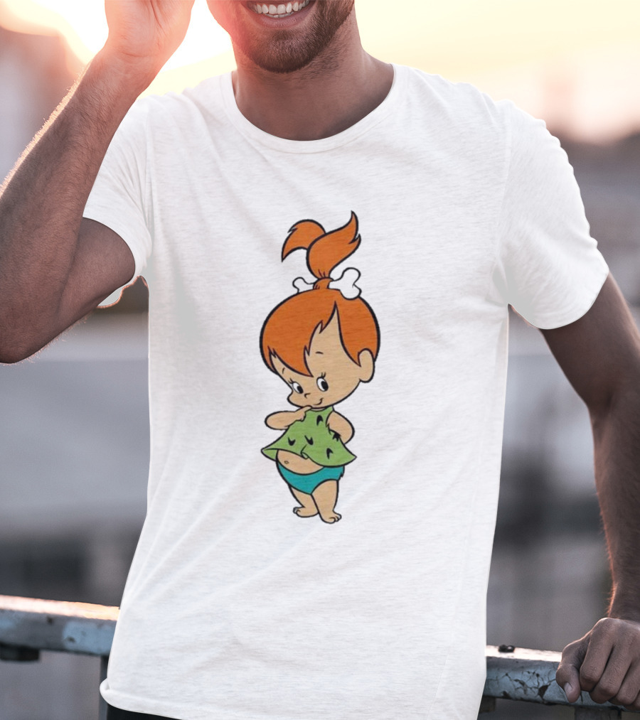 Originalkid Hanna Barbera Pebbles Flintstone Iconic Character T-Shirt