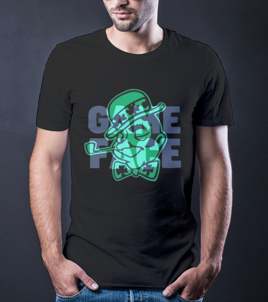 Celtics Game Face 7 Lucky Leprechaun T-Shirt