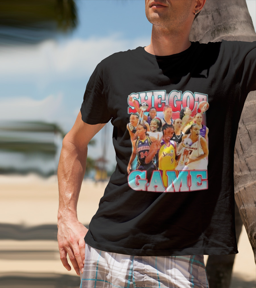She Got Game Basketball Legends T-Shirt