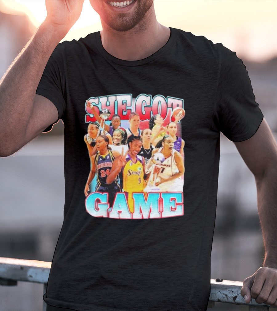 She Got Game Basketball Legends T-Shirt