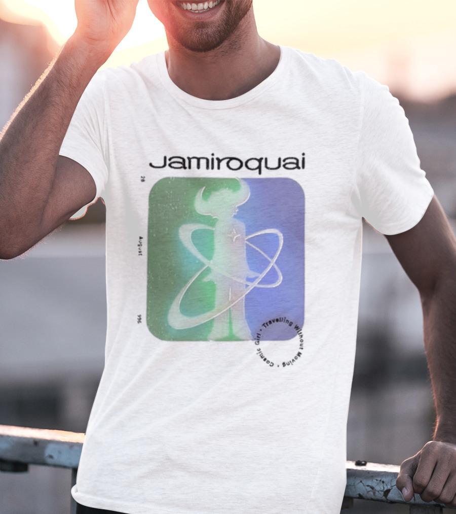 Jamiroquai Cosmic Being Travelling Without Moving August 29 96 T-Shirt