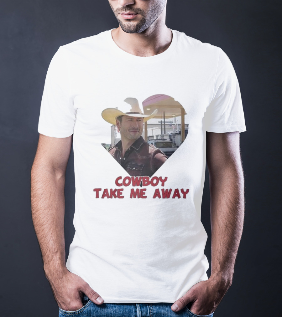 Cowboy Take Me Away Glen Powell T-Shirt