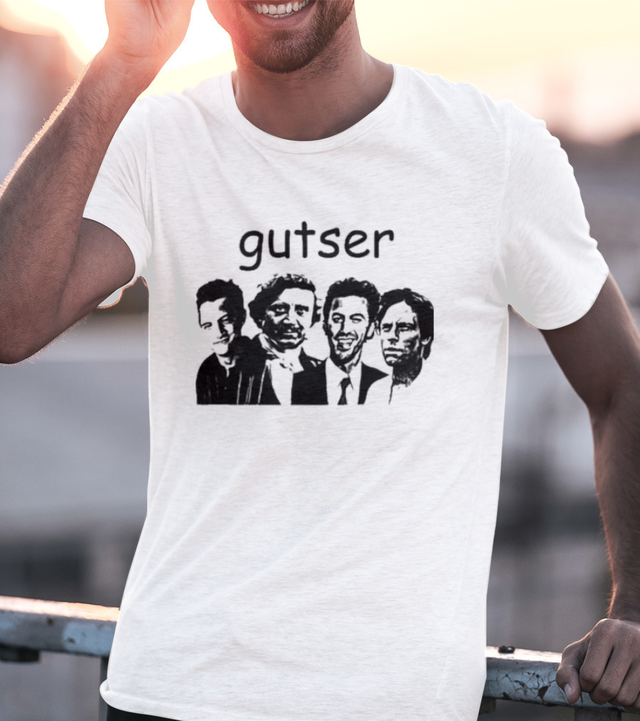 Guster Band Bootleg Gutser Seinfeld Faces T-Shirt