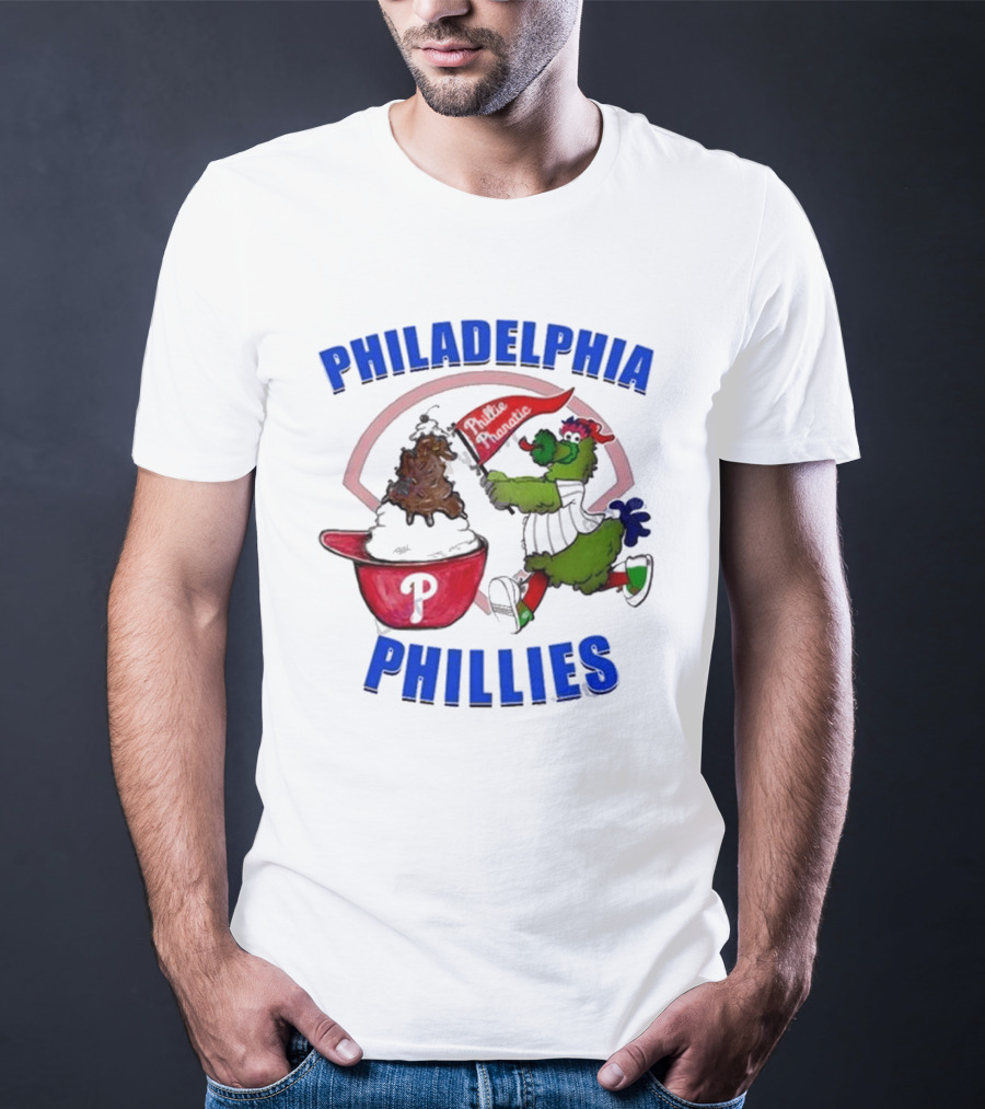 Philadelphia Phillies Phanatic Ice Cream Ring The Bell T-Shirt