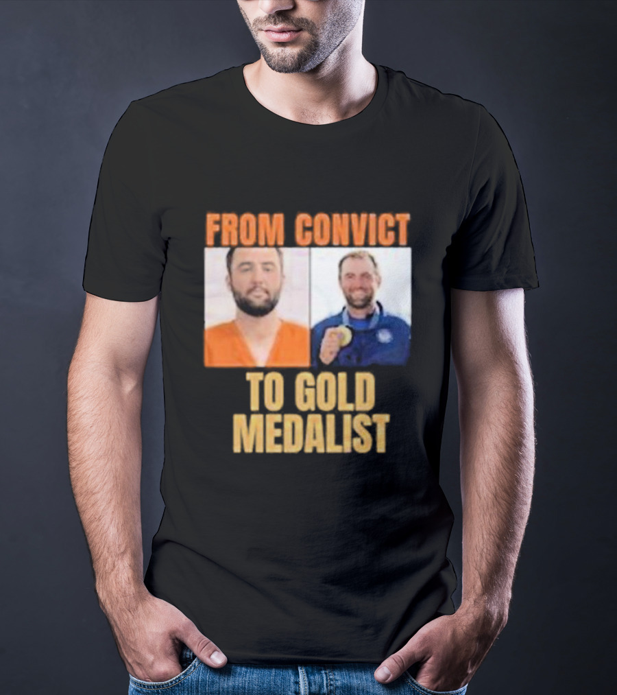 From Convict To Gold Medalist: Scottie Scheffler Transformation T-Shirt