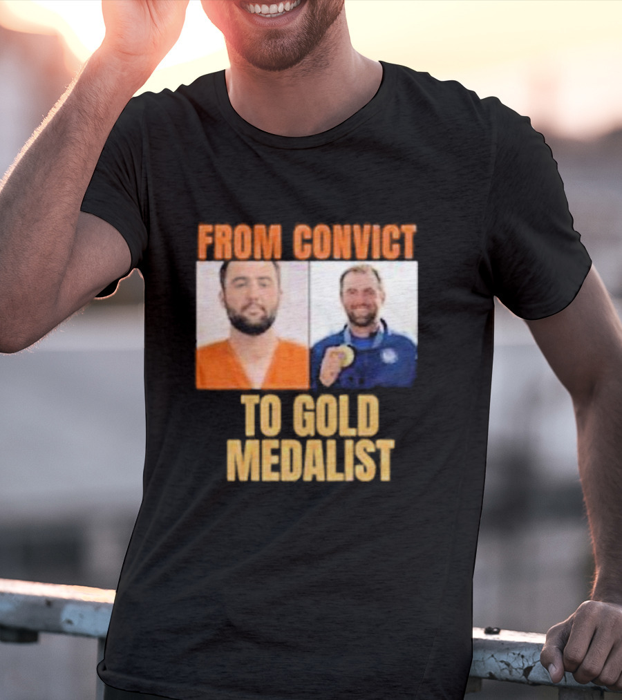 From Convict To Gold Medalist: Scottie Scheffler Transformation T-Shirt