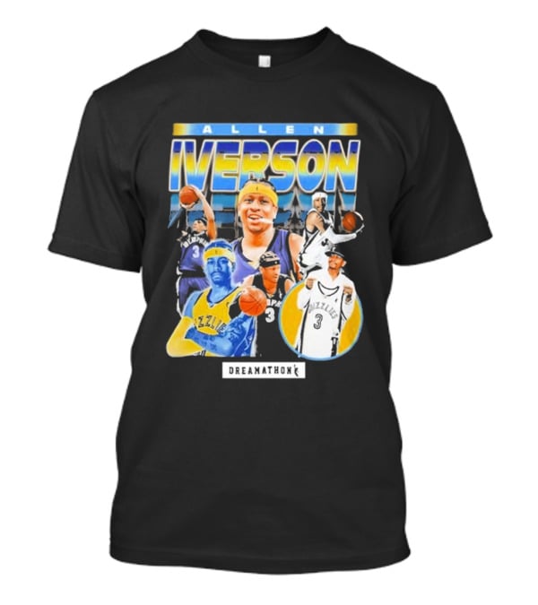Allen Iverson Dreamathon Memphis Grizzlies Basketball T-Shirt