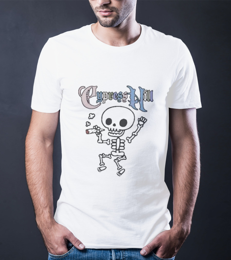 Cypress Hill Solomon Skeleton Smoking Bone T-Shirt
