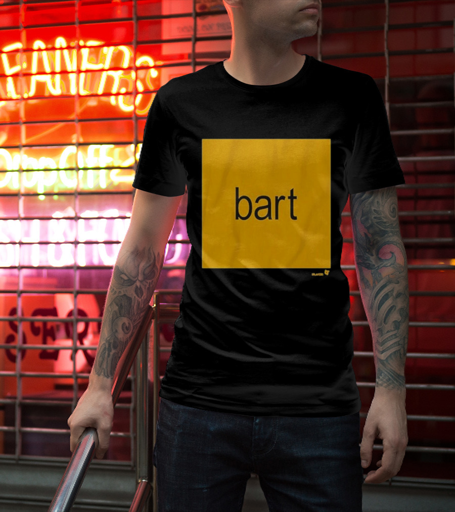 Bart Slayer Brat Yellow Square T-Shirt