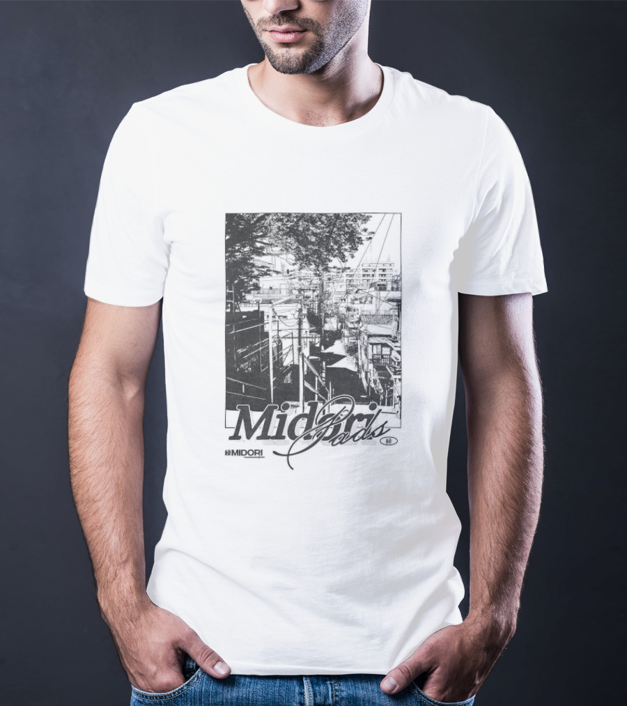 Midori Pads Midori Japan City Street Scene Urban Landscape T-Shirt