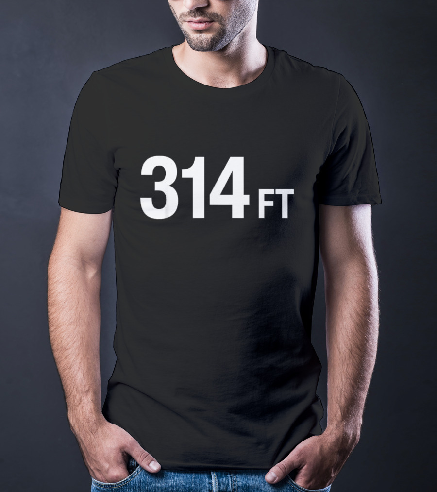 314 Ft Pi Day Math Joke T-Shirt