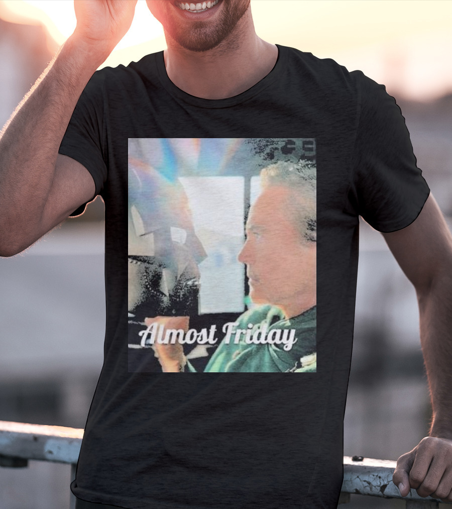 Almost Friday Downey Marvel Mask Face Off T-Shirt