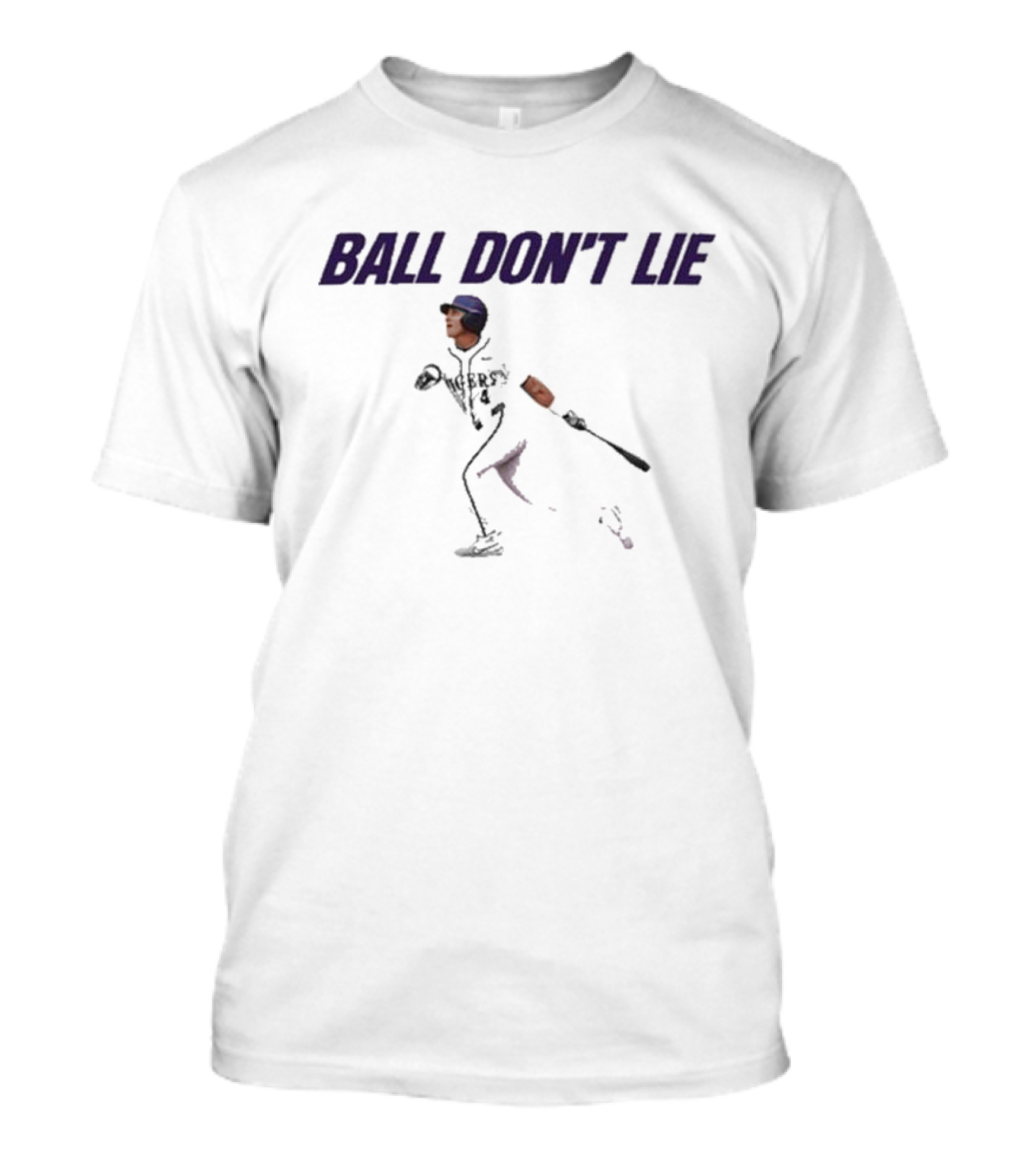 Ball Don’t Lie LSU Baseball Tigers Steven Milam T-Shirt
