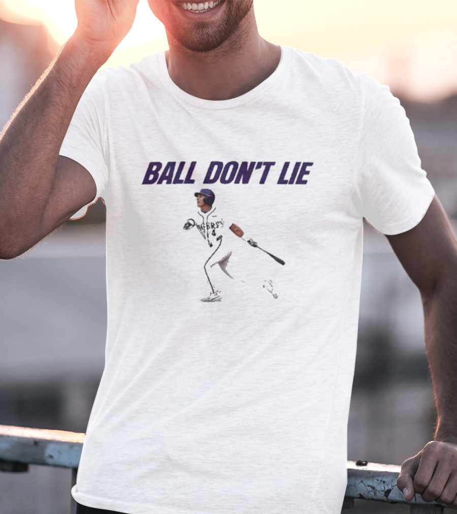 Ball Don’t Lie LSU Baseball Tigers Steven Milam T-Shirt